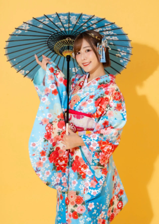 振袖和傘