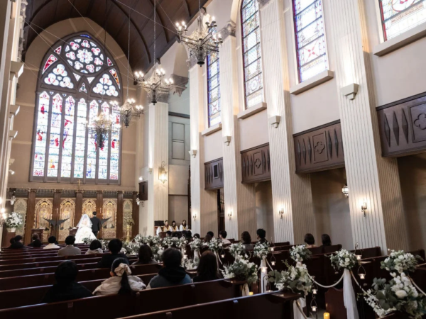教会での挙式風景