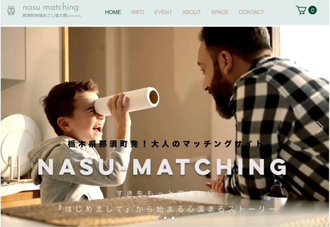 nasu-matchingのウェブサイト