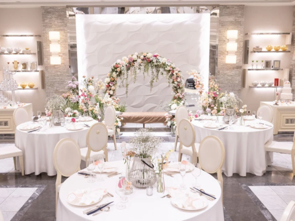 披露宴会場の装飾