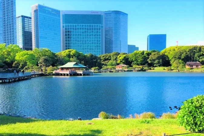 浜離宮恩賜庭園の風景