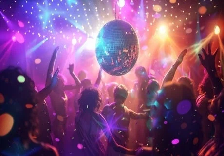 ディスコのダンスフロアの様子