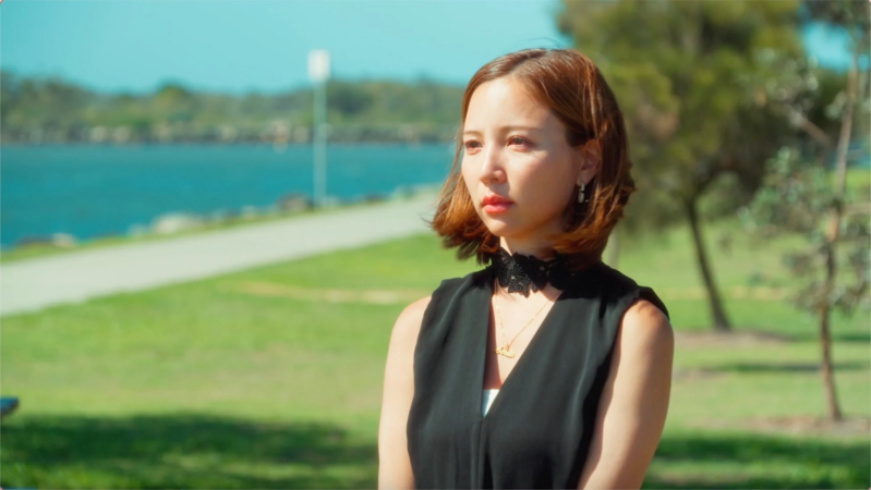 サチエさんのポートレート