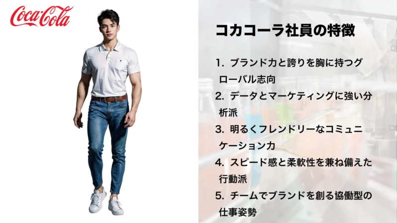 Coca-Cola コカ・コーラ社員の特徴