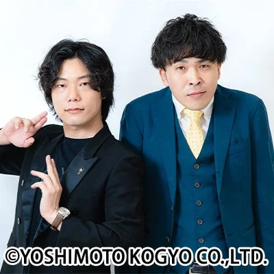 スーツ姿の9番街レトロのお二人