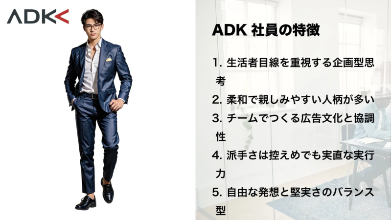 ADK 社員の特徴