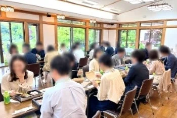 ランチ交流の様子