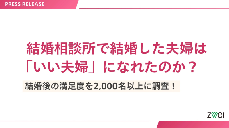 結婚に関する意識調査